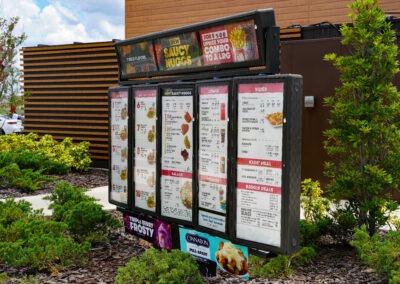 Wendy's Branded Menu Board