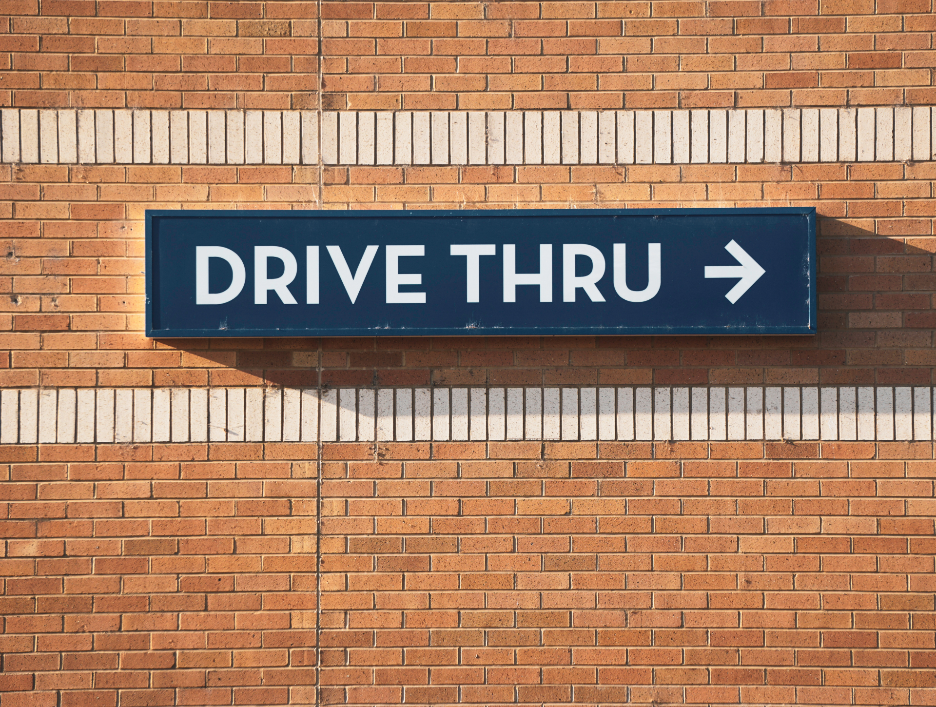 Drive Thru Signage on Exterior