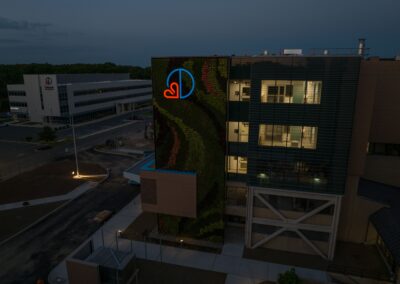 Deborah Heart and Lung Center Healthcare Exterior Sign Night Photo