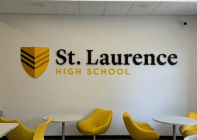 Interior Signage for High School