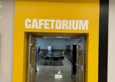 Interior Letters for Cafeteria