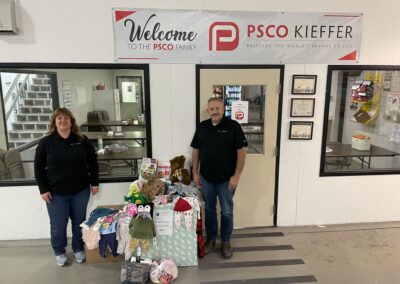 Donations collected for local charity