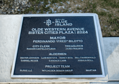 Plaque recognizing City Information