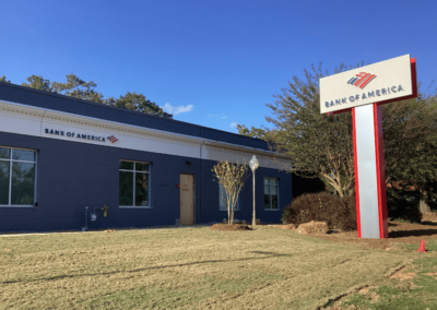 Exterior Signage for Local Bank Branch