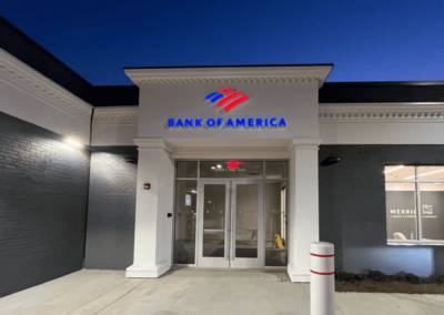 Exterior Sign for Local Bank Branch